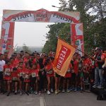 KADISPORA KOTA TANGERANG DR.KAONANG MELEPAS PESERTA LARI "PEJUANG 5K FUN RUN PIALA PJ.WALIKOTA TANGERANG"