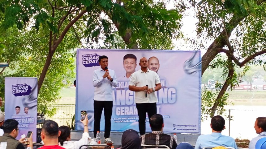FALDO MALDINI BAKAL CALON WALIKOTA TANGERANG DAN FADHLIN AKBAR BAKAL CALON WALIKOTA TANGERANG