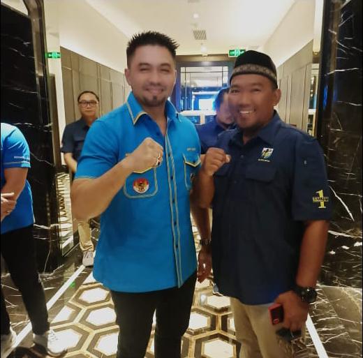 Insan Nursursyansah (Ketua Bidang Pertanian DPD KNPI Provinsi Banten) Bersama M.Ryano Panjaitan (Ketua Umum DPP KNPI)
