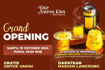 GRAND OPENING TJAP NYONYA KAYA -GADING SERPONG